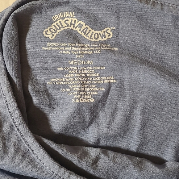 Squishmellows Blue Kids Dress with Cartoon Print Squish Squad M EUC - Picture 3 of 7